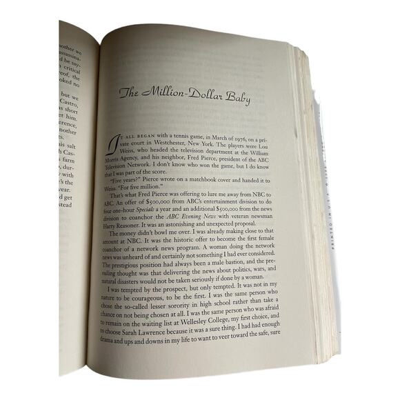 Barbara Walters Memoir with Photos Hardcover Book Audition - Picture 8 of 9